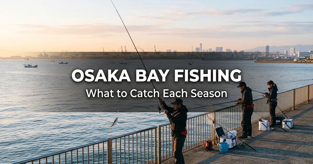 Osaka Bay Fishing Guide: Seasons, Methods & 3 Fishing Parks (2026)