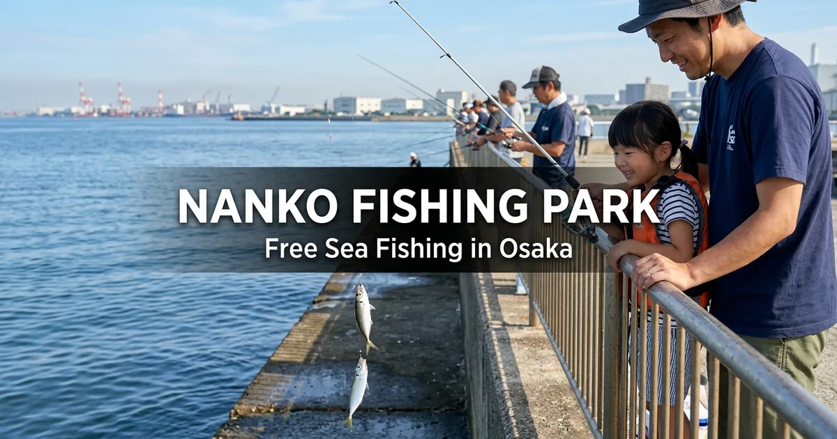 Nanko Fishing Park, Osaka: Free Sea Fishing with ¥1,000 Rental Rods (2026 Guide)